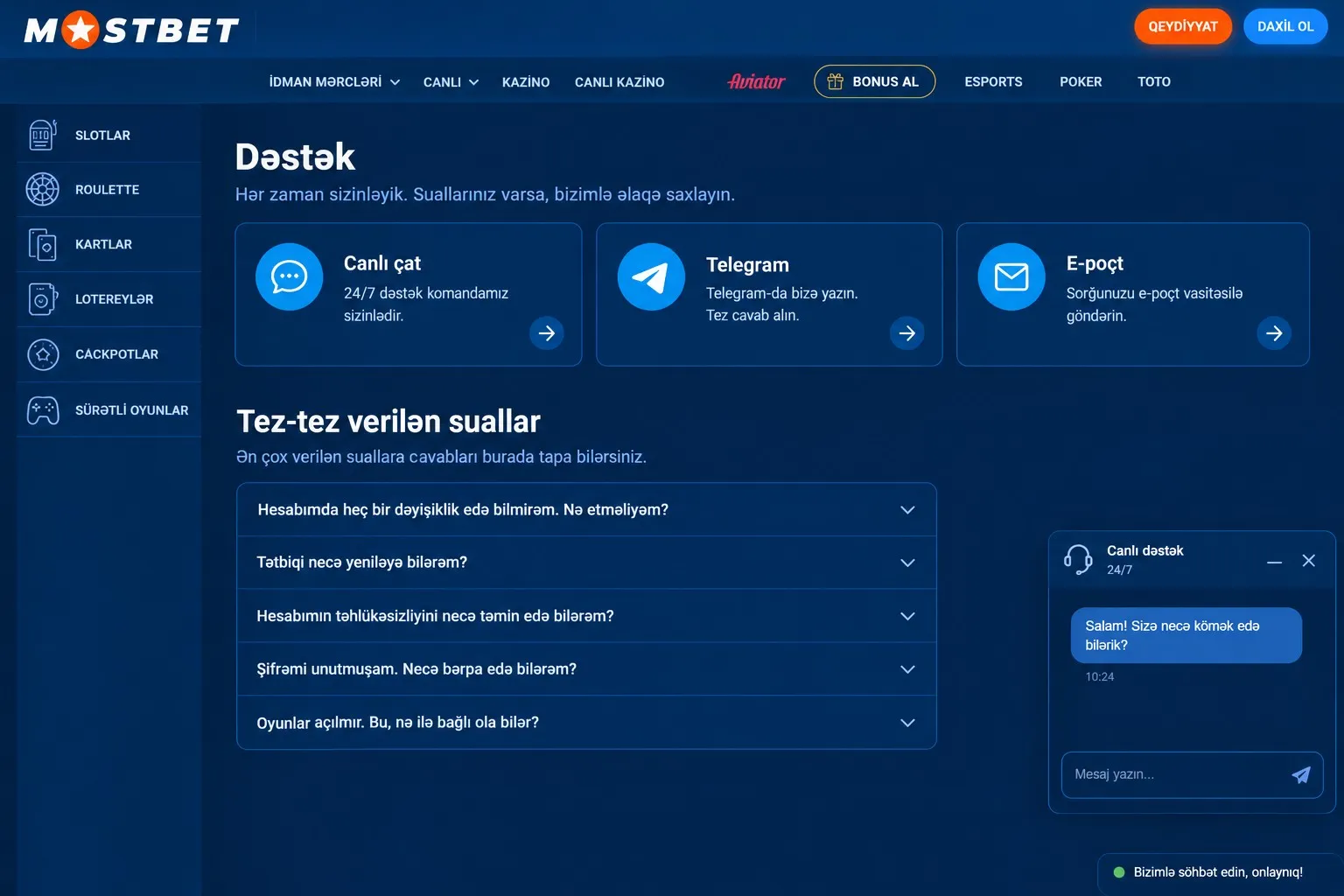 Tətbiqin Yenilənməsi və Təhlükəsizlik Qaydaları — Mostbet indir